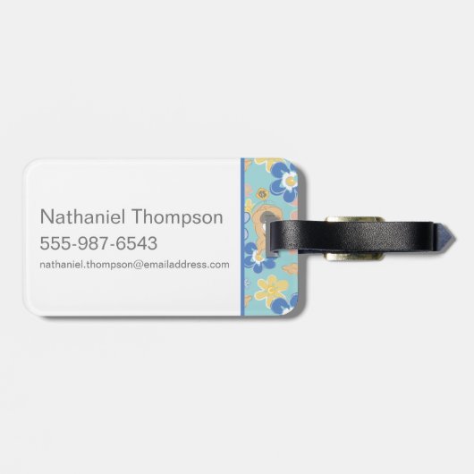 Puppy Scooby-Doo-Blume Gepäckanhänger (Rückseite horizontal)