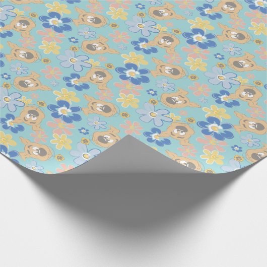 Puppy Scooby-Doo-Blume Geschenkpapier (Ecke)