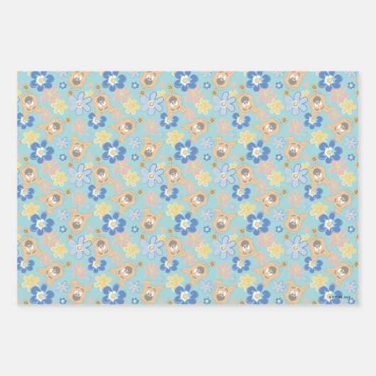 Puppy Scooby-Doo-Blume Geschenkpapier Set (Vorderseite)