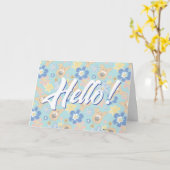 Puppy Scooby-Doo-Blume Karte (Gelbe Blume)