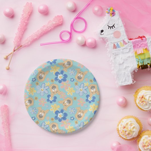 Puppy Scooby-Doo-Blume Pappteller (Party)