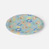 Puppy Scooby-Doo-Blume Pappteller (Schrägansicht)