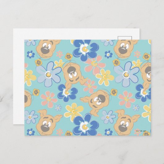 Puppy Scooby-Doo-Blume Postkarte (Vorne/Hinten)