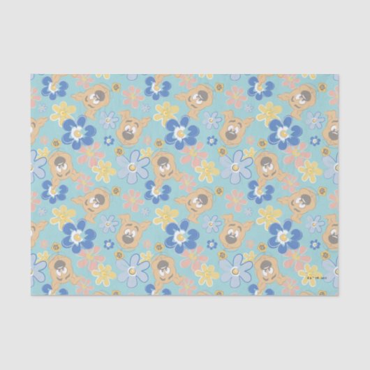 Puppy Scooby-Doo-Blume Seidenpapier (Vorderseite)