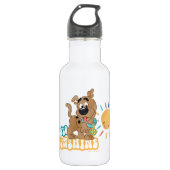 Puppy Scooby-Doo "Hello Sunshine" Edelstahlflasche (Vorderseite)