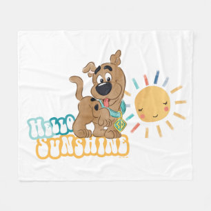 Puppy Scooby-Doo "Hello Sunshine" Fleecedecke