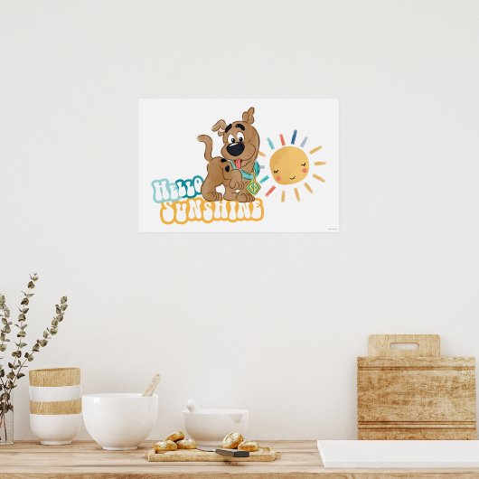 Puppy Scooby-Doo "Hello Sunshine" Poster (Küche)
