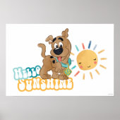 Puppy Scooby-Doo "Hello Sunshine" Poster (Vorne)