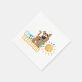 Puppy Scooby-Doo "Hello Sunshine" Serviette (Ecke)