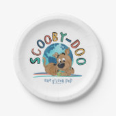 Puppy Scooby-Doo "One Groovy Pup" Pappteller (Vorderseite)