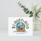Puppy Scooby-Doo "One Groovy Pup" Postkarte (Stehend Vorderseite)