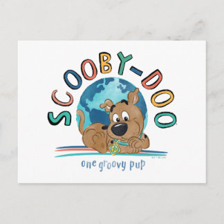 Puppy Scooby-Doo "One Groovy Pup" Postkarte