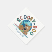 Puppy Scooby-Doo "One Groovy Pup" Serviette (Ecke)