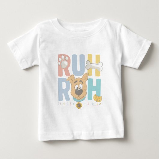 Puppy Scooby-Doo "Ruh Roh" Baby T-shirt (Vorderseite)