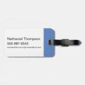 Puppy Scooby-Doo "Ruh Roh" Gepäckanhänger (Rückseite horizontal)