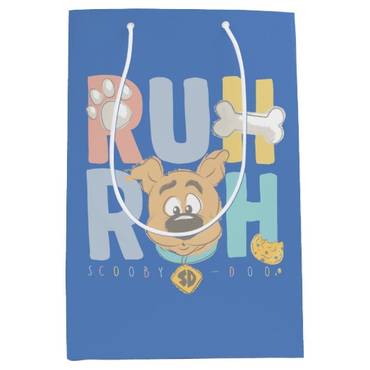 Puppy Scooby-Doo "Ruh Roh" Mittlere Geschenktüte (Vorderseite)