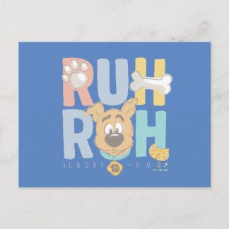Puppy Scooby-Doo "Ruh Roh" Postkarte