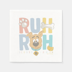 Puppy Scooby-Doo "Ruh Roh" Serviette
