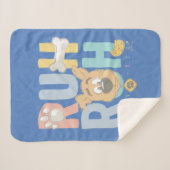 Puppy Scooby-Doo "Ruh Roh" Sherpadecke (Vorderseite (Horizontal))