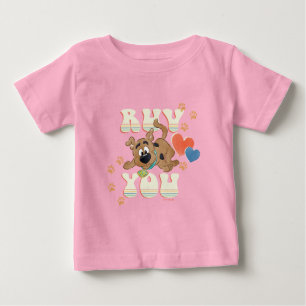 Puppy Scooby-Doo "Ruv You" Baby T-shirt