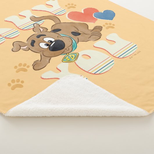 Puppy Scooby-Doo "Ruv You" Sherpadecke (3/4)