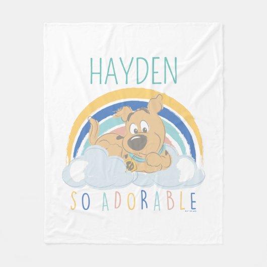 Puppy Scooby-Doo "So Adorable" Fleecedecke (Vorderseite)