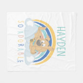 Puppy Scooby-Doo "So Adorable" Fleecedecke (Vorderseite (Horizontal))