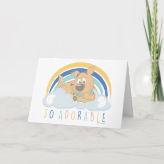 Puppy Scooby-Doo "So Adorable" Karte