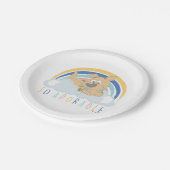 Puppy Scooby-Doo "So Adorable" Pappteller (Schrägansicht)