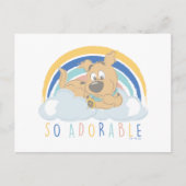 Puppy Scooby-Doo "So Adorable" Postkarte (Vorderseite)