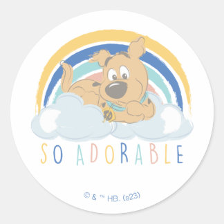 Puppy Scooby-Doo "So Adorable" Runder Aufkleber