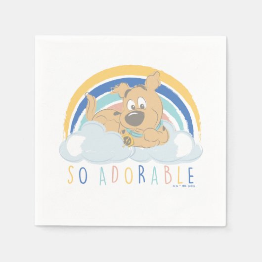 Puppy Scooby-Doo "So Adorable" Serviette (Vorderseite)