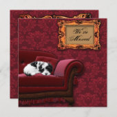 Puppy Sofa Änderung der Adresse Postkarten (Vorne/Hinten)