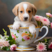 Puppy Teacup Phone Case iPhone 16 Hülle