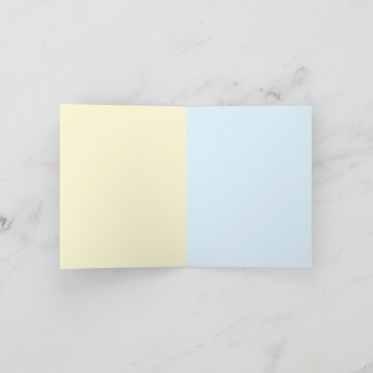 Puppy Teacup | Retro Dankeschön Karte (Innenseite)