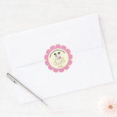 Puppy Tee Party | Retro Gefallen Stickers (Umschlag)