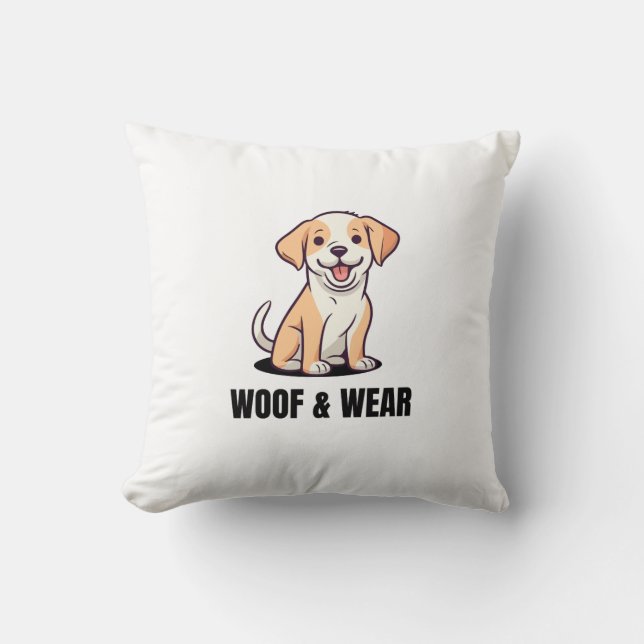 puppy throw pillow kissen (Vorderseite)