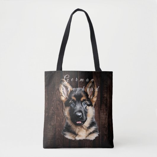 Puppy Tote Bag Tasche (Vorderseite)