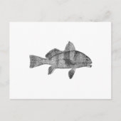 Puppy-Trommellogo (Line Art) Postkarte (Vorderseite)