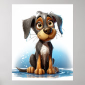 Puppy Wall Art Poster (Vorne)