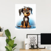 Puppy Wall Art Poster (Heimbüro)