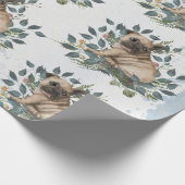 Puppy Wcolor Geschenkpapier (Ecke)