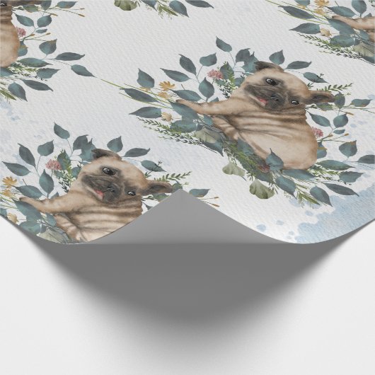 Puppy Wcolor Geschenkpapier (Ecke)