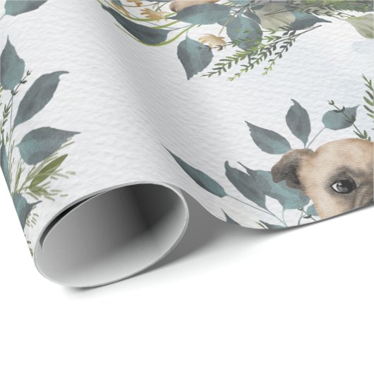 Puppy Wcolor Geschenkpapier (Rolleneckpunkt)