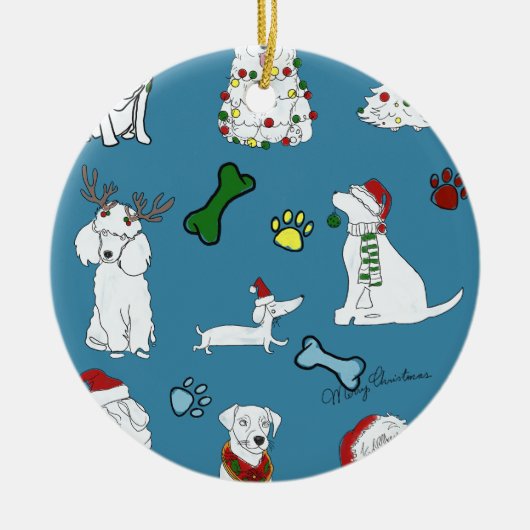 PUPPY XMAS ORNAMENT (Vorne)