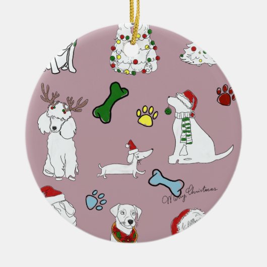PUPPY XMAS ORNAMENT (Vorne)