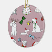 PUPPY XMAS ORNAMENT (Links)