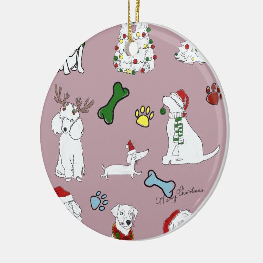 PUPPY XMAS ORNAMENT (Links)