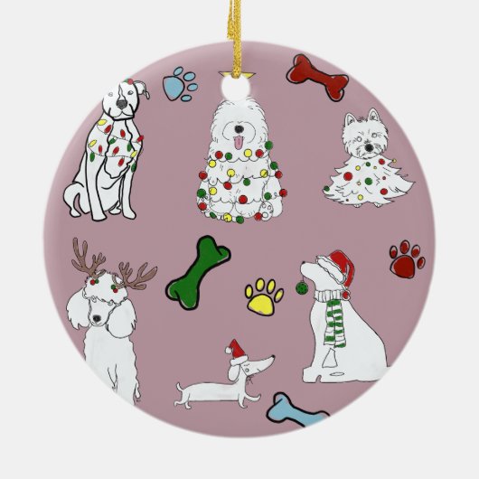 PUPPY XMAS ORNAMENT (Hinten)