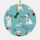 PUPPY XMAS ORNAMENT (Vorne)
